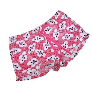 Boden Women Pink White Floral Swirl Casual PJ Shorts Size US 16 UK 20 Sleepwear